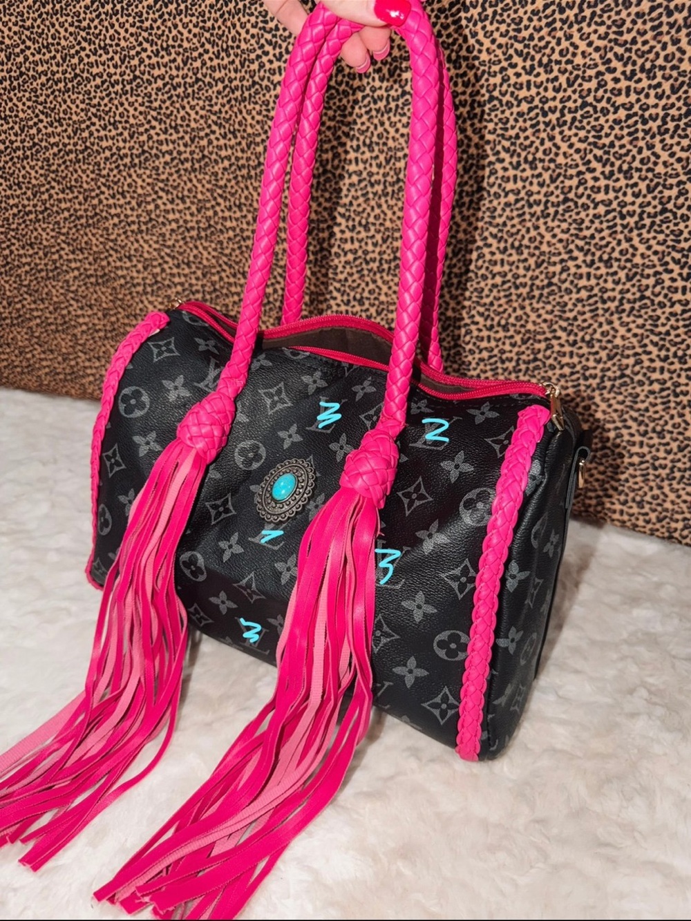 L V Inspired speedy bag